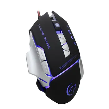 

Mouse Game 4-Color Background Programmable Buttons Portable Ergonomic Computer Silent PC Gamer Desktop Gaming laptops