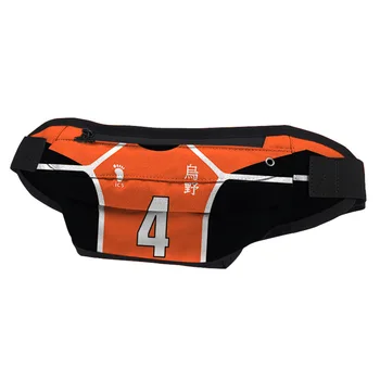 

Anime Haikyuu Men Women Unisex Casual Travel Bum Bag Waist Pack Zipped Outdoor Sports Shoulder Bag Cellphone Chest Pack