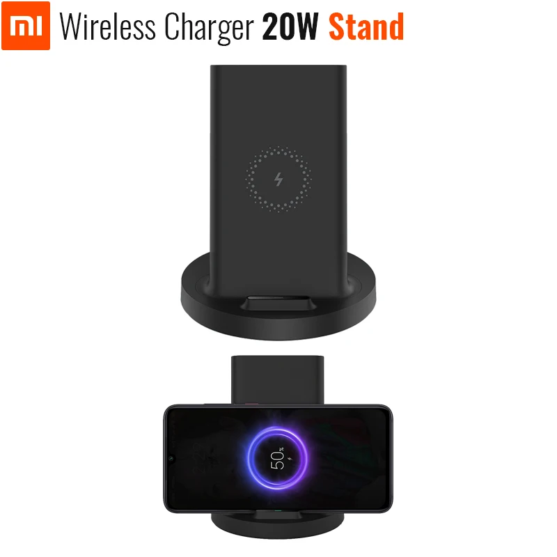 Original Xiaomi Wireless Charger 20W Max USB Qi Charging For Mi 9 (20W) MIX 2S / 3 S10 (10W) Phone holder | Мобильные телефоны и
