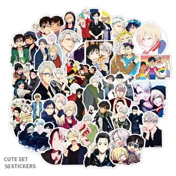 

50Pcs/Pack YURI!!! On ICE Graffiti Stickers Anime Stickers For Motorcycle Luggage Laptop Bicycle Skateboard Stationery