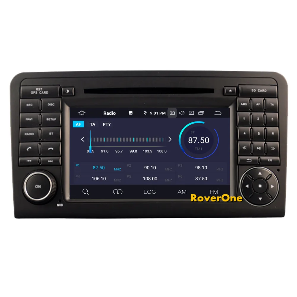 Best RoverOne Car Multimedia Player For Mercedes Benz W164 ML300 ML320 ML350 ML430 ML450 ML500 ML550 Android 9.0 DVD Radio Naviagtion 7