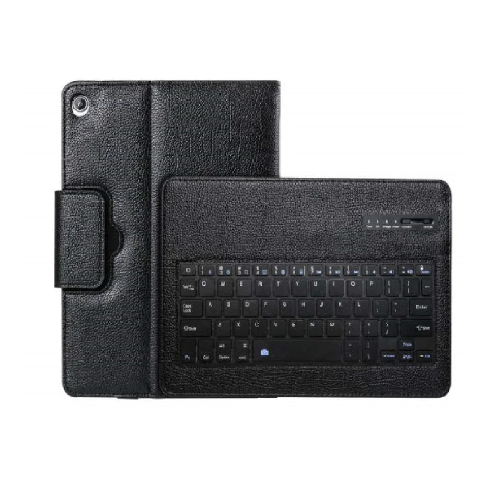black Съемный Bluetooth для samsung Tab A 10,1 T510 T515 Клавиатура чехол Подставка для samsung Tab A T510 T515 Беспроводная клавиатура крышка - Цвет: black