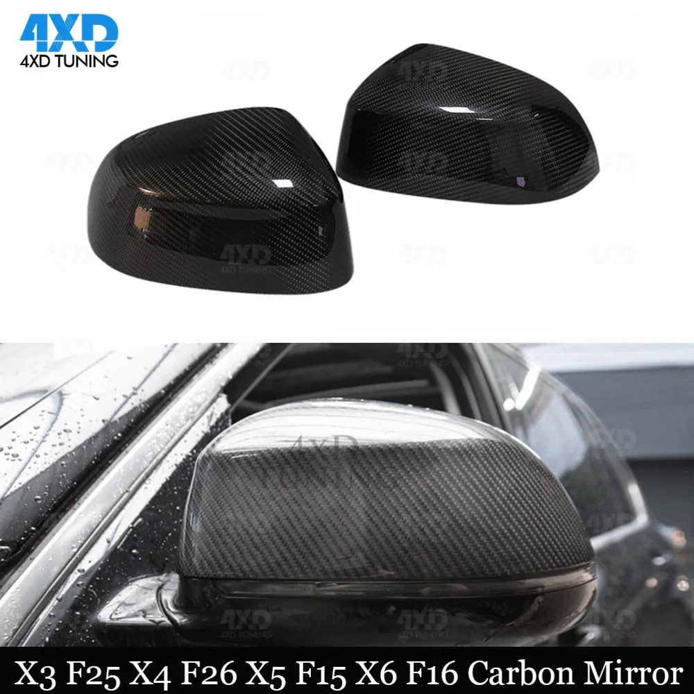 X3 F25 крышка зеркала заднего вида для BMW X5 F15 X4 F26 X6 F16 сухой углеродного волокна