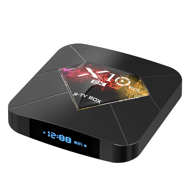 2019X10 Plus 6K Android 9,0 Смарт ТВ приставка Allwinner H6 Четырехъядерный 4 ГБ 32 ГБ 64 Гб 2,4 ГГц Wifi USB 3,0 H.265 медиаплеер ТВ приставка
