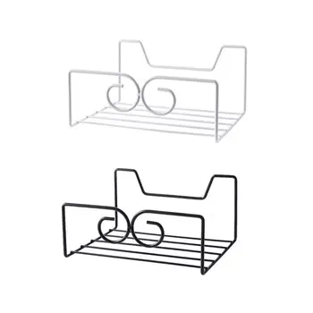 

2PCS Handbag Storage Rack Wrought Iron Punch Free Modern Style Wall Shelf Organizer Rack for Living Room Home