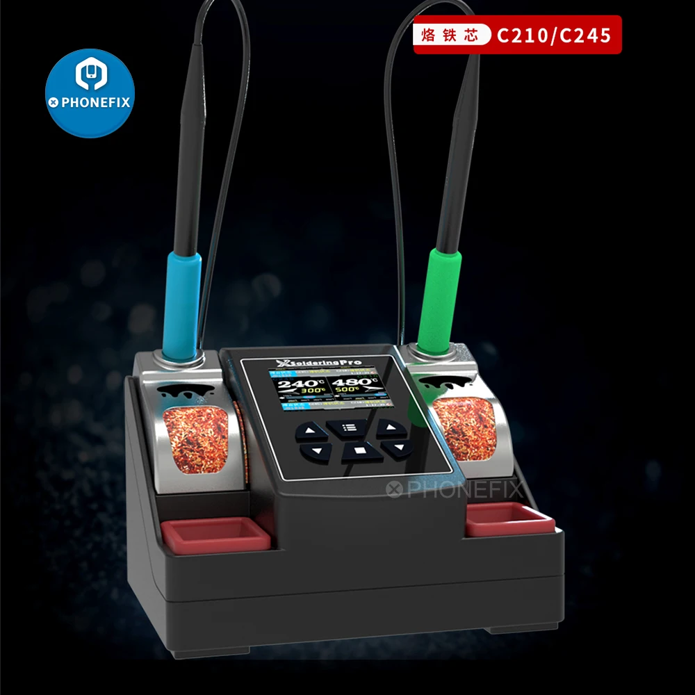 Xsoldering Pro T210 Lead-free Soldering Station 2.5S Rapid Heating 220W Iron Universal JBC C210 C245 Handle Tips | Инструменты