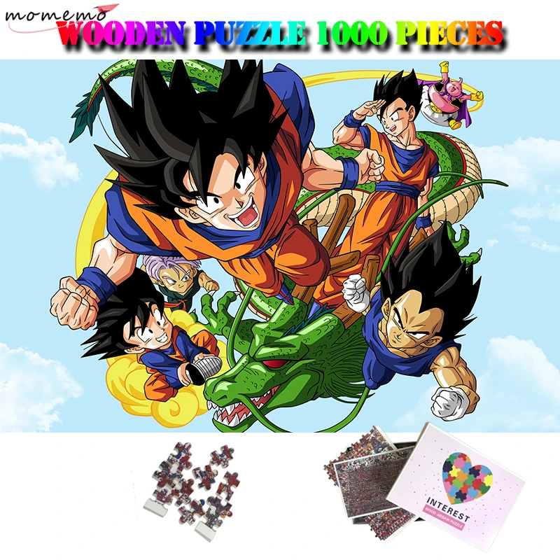 MOMEMO rompecabezas de madera de Son Goku para niños y adultos, juguetes  interesantes, rompecabezas de madera de 1000 piezas, juegos de rompecabezas  de Anime de dibujos animados, juguete|Rompecabezas| - AliExpress
