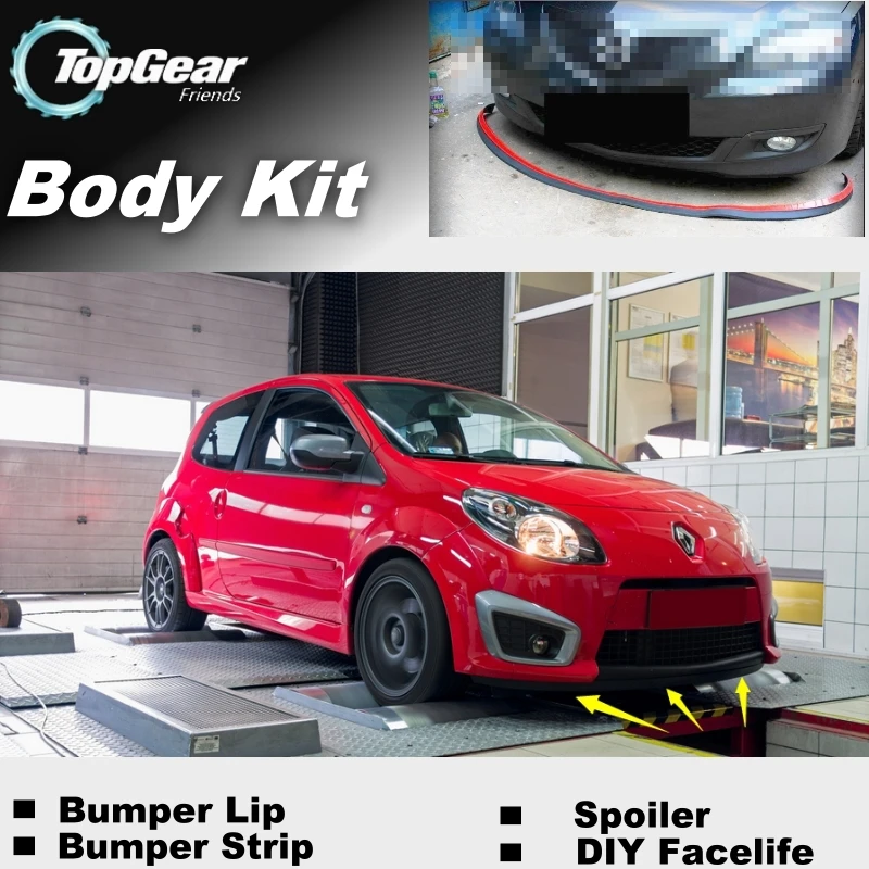 Bumper Lip Deflector Lips For Renault Twingo Front Spoiler Skirt For Topgear Friends To Car Tuning Body Kit Strip Car Front Bumper Lip Tuning Bumperbumper Deflector Aliexpress