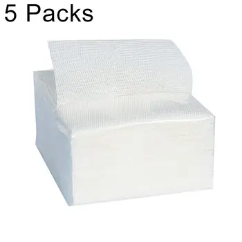 

5 Packs Single Layer Disposable Paper Towels Wood Pulp Soft Napkin Paper Towel Toilet Tissues