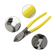 Электрический резак кабеля для тяжелых условий эксплуатации Обрезка кабеля 10 дюймов ножницы желтый