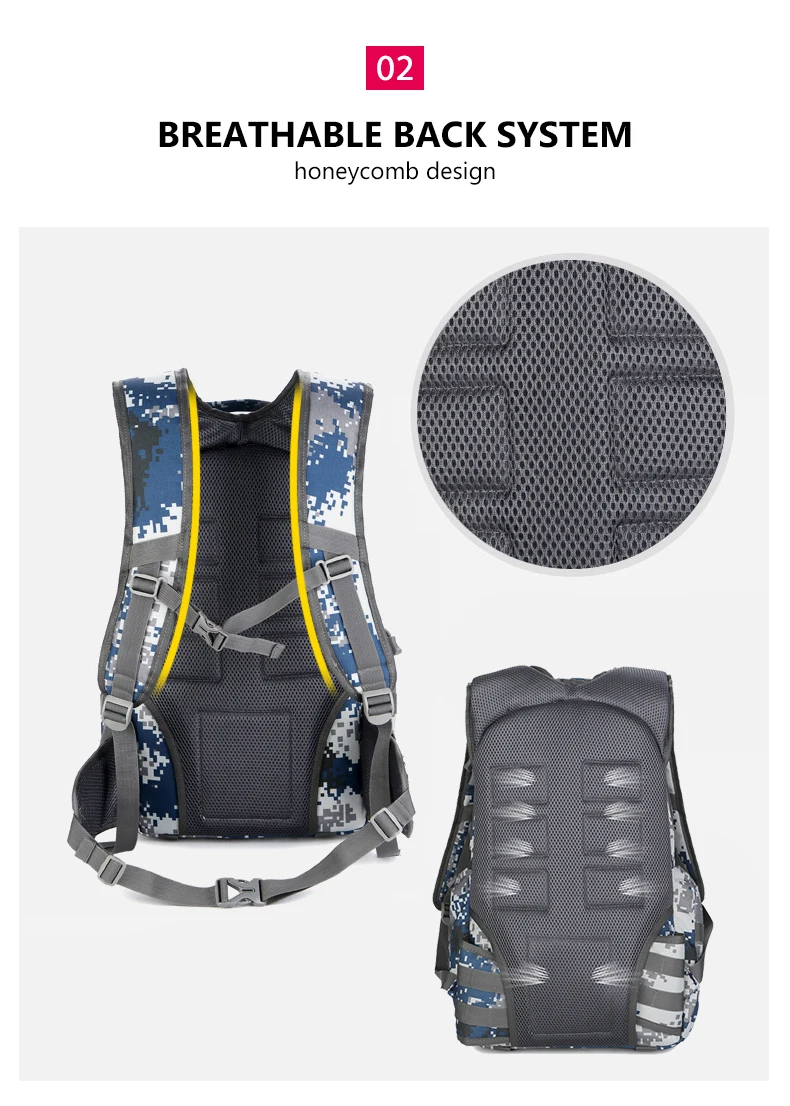 Открытый тактический рюкзак для мужчин военный рюкзак камуфляж армейский кемпинг походная Сумка водоотталкивающая альпинистская Спортивная XA901WA