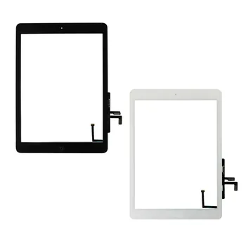 

Besegad Touch Screen Digitizer Front Glass Replacement with Home Button Adhesive Camera Bracket for Apple iPad 5 A1474 A1475