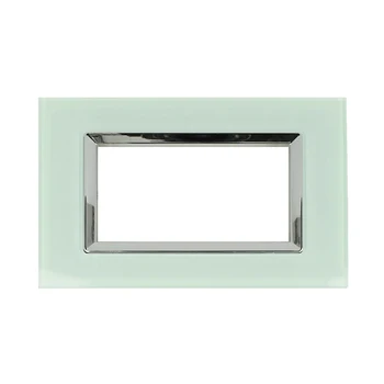 

SANDASDON SD68004-3VT SANDASDON plaque Elegance 4M green whitish compatible Bticino Matix