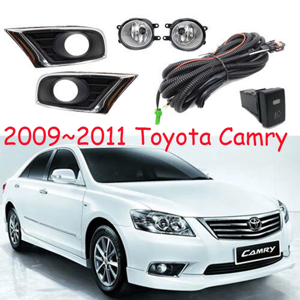 1 комплект 2009 ~ 2011y бампер автомобиля головной светильник для camry туман aurion