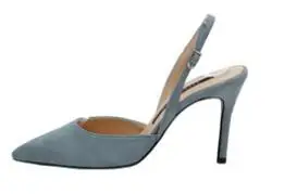 Sky blue 8cm QSR/туфли-лодочки Новые весенние туфли на высоком каблуке 6 см/8 см с острым носком; модные пикантные замшевые босоножки с пряжкой на полой подошве - Цвет: Sky blue 8cm