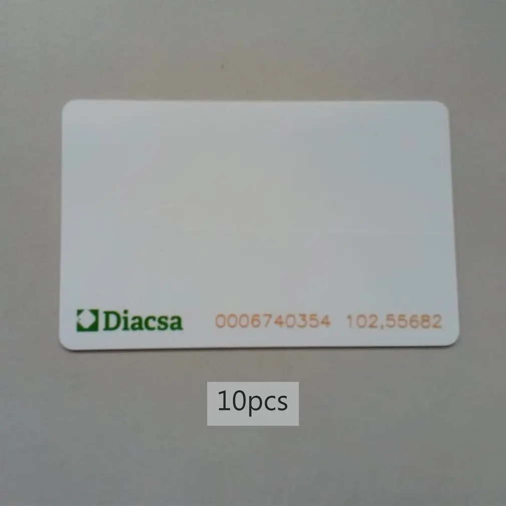

125Khz Smart Id Card Id White Card Id Thin Card Tk4100 White Card Attendance Smart Id Thin Card 10Pcs Set