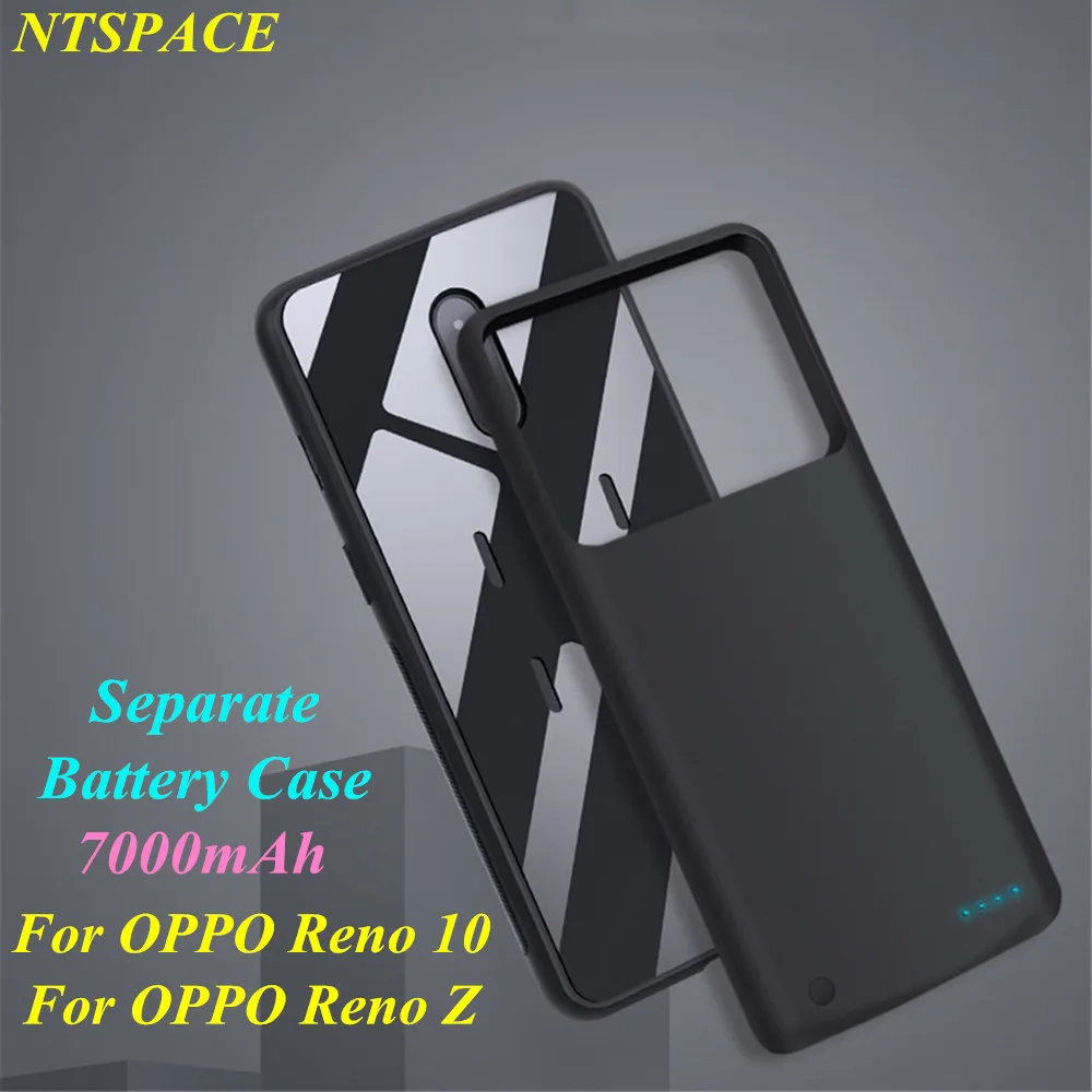Чехол для зарядного устройства для OPPO Reno Z power Case 7000mAh power Bank зарядный чехол для OPPO Reno 10 внешний контейнер для аккумуляторных батарей