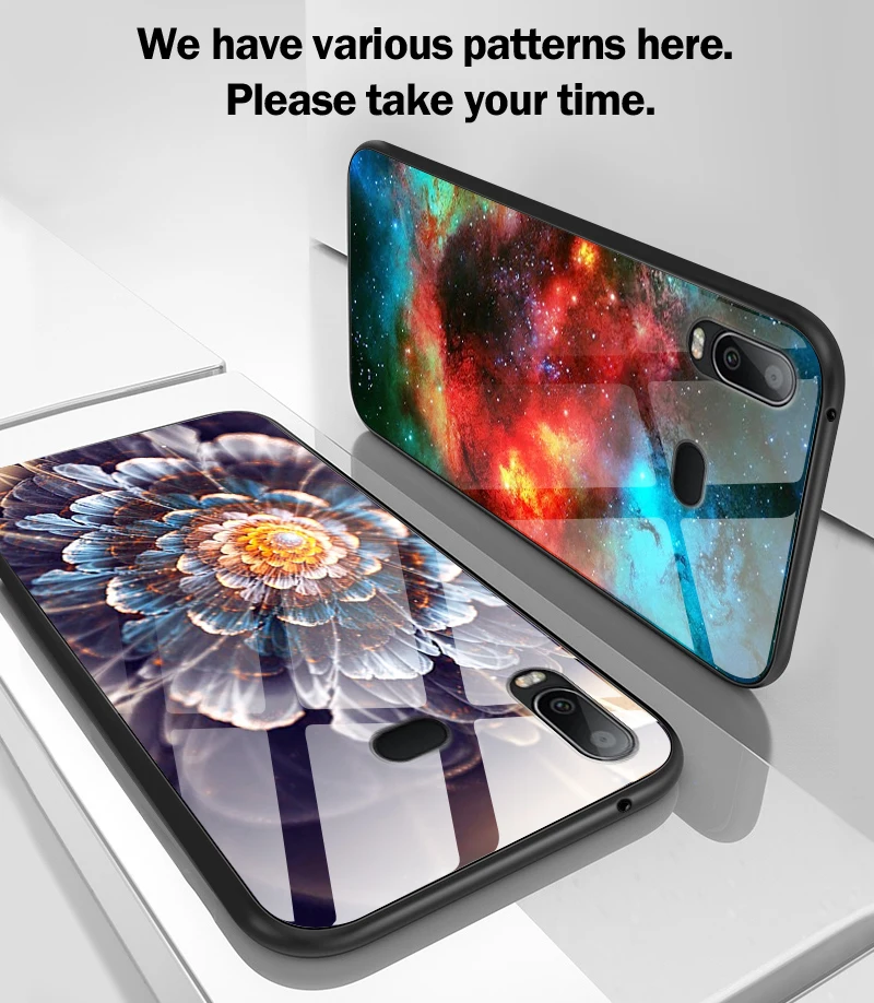 Чехол для телефона для samsung Galaxy J4Plus M10 M20 M30 Note9 закаленное Стекло крышка A10 A20 A30 A40 A50 A6S A70 A8S A80 A90 жесткий корпус