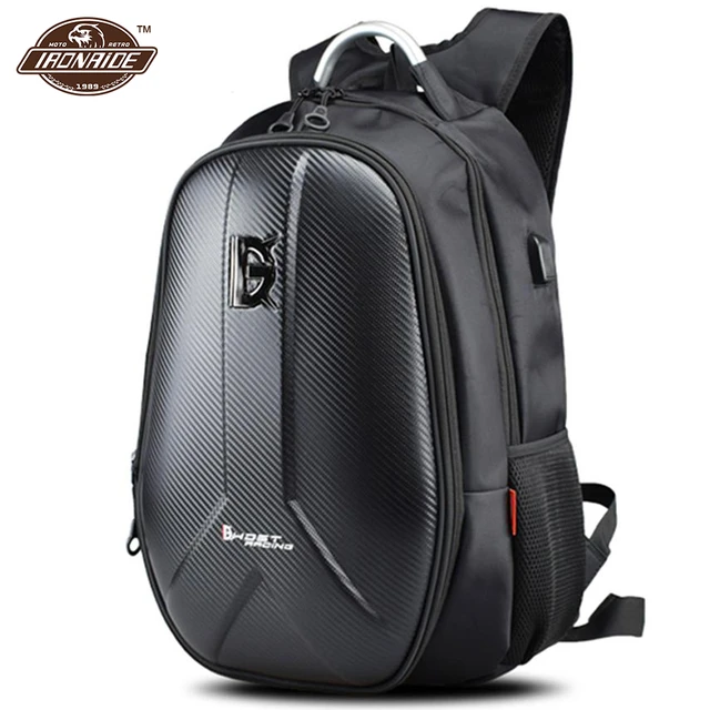 Mochila impermeable para Moto rcycle, bolso de hombro para montar, mochila  para casco, equipo de brigada, funda superior para moto - AliExpress