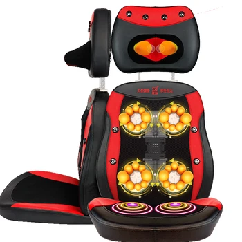 

Shiastu Back Massager Massage Chair Seat Cushion with Heat and Vibration Function Electric Massage Chair Pad