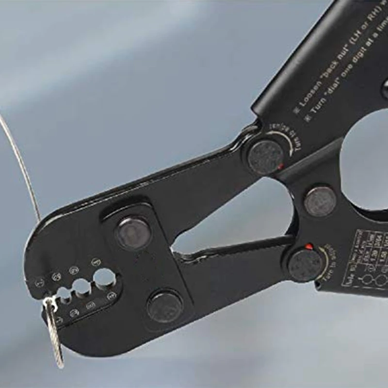 Обжим троса инструмент для алюминиевых овальных рукавов обжимные наконечники с петлей от 1/16 до 1/8 дюймов