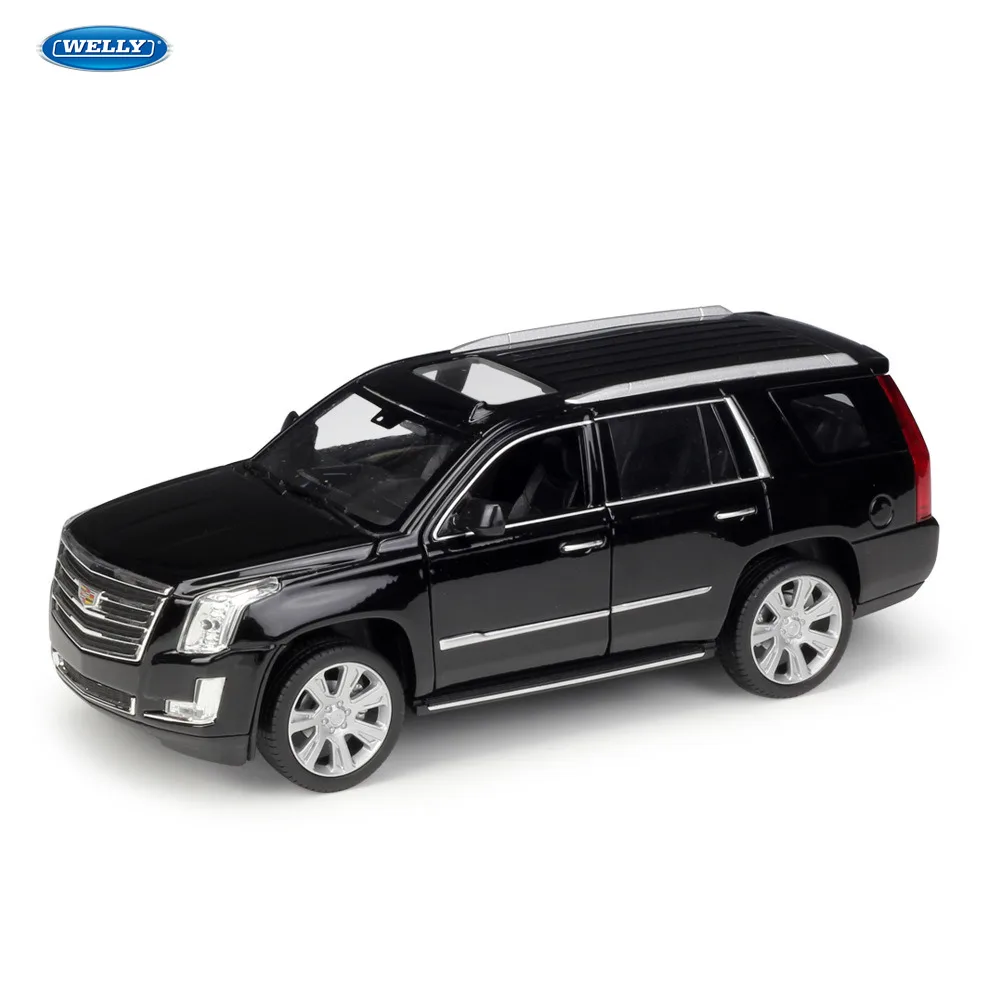 WELLY 1:24 Cadillac Escalade SUV модель автомобиля из сплава украшение Коллекция игрушек инструменты подарок