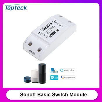 

SONOFF Basic Wifi Switch for Alexa for Google Home Wireless Remote Switch for Electric Appliances Smart Home Automation Module