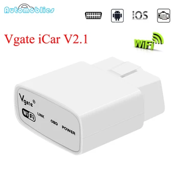 

ELM327 V2.1 WIFI for IOS/Android OBD2 OBDII Auto diagnostic scanner Vgate iCar2 Bluetooth/WIFI OBD2 Scanner code reader