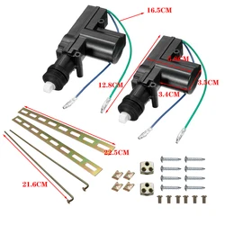 Système de verrouillage Central à distance pour porte de voiture, 12V, 2 fils, actionneur, système d'alarme pour véhicule 