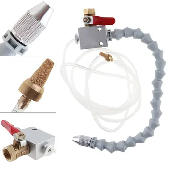 

Tube Ball Valve Cooling Sprayer with Ball Valve Adjustment and Connect 8mm Air Pipe for Metal Cutting Engraving Cooling Machine