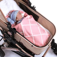 Baby Bedding Knitting hold Baby Blankets Newborn swadding Sleeping Bag For Girl Infant Crib Nap Children Air Conditioner Quilt