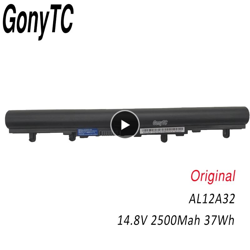 GONYTC AL12A32 настоящая аккумуляторная батарея для ноутбука Acer Aspire V5 171 431 471 С. для.