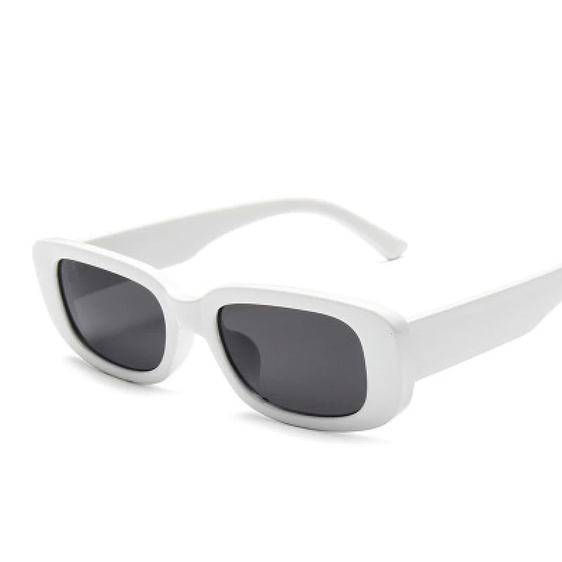 Gafas de sol ovaladas con montura blanca pequeña para hombre y mujer,  anteojos de sol Unisex con montura ovalada, estilo Punk, de tendencia  urbana, con UV400|Gafas de sol para mujer| - AliExpress