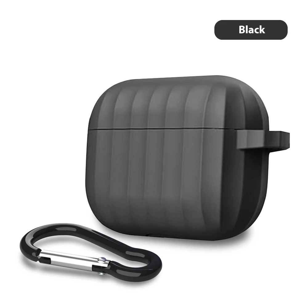 02 Для Apple AirPods Pro Чехол Силиконовый беспроводной Bluetooth наушники защитный чехол для AirPods Pro чехол с крючком - Цвет: 02
