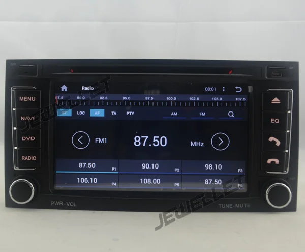 Четырехъядерный Android 9,0 автомобильный DVD gps Радио Навигация для 2002-2010 VW Touareg с 4G/Wifi, DVR OBD 1080P