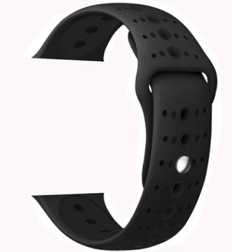 Синий GOLDENSPIKE браслет из нержавеющей стали ремешок для W54 IWO8 IWO9 Apple Watch series 42 мм 38 мм браслет ремешок для 40 мм 44 мм - Цвет: Синий