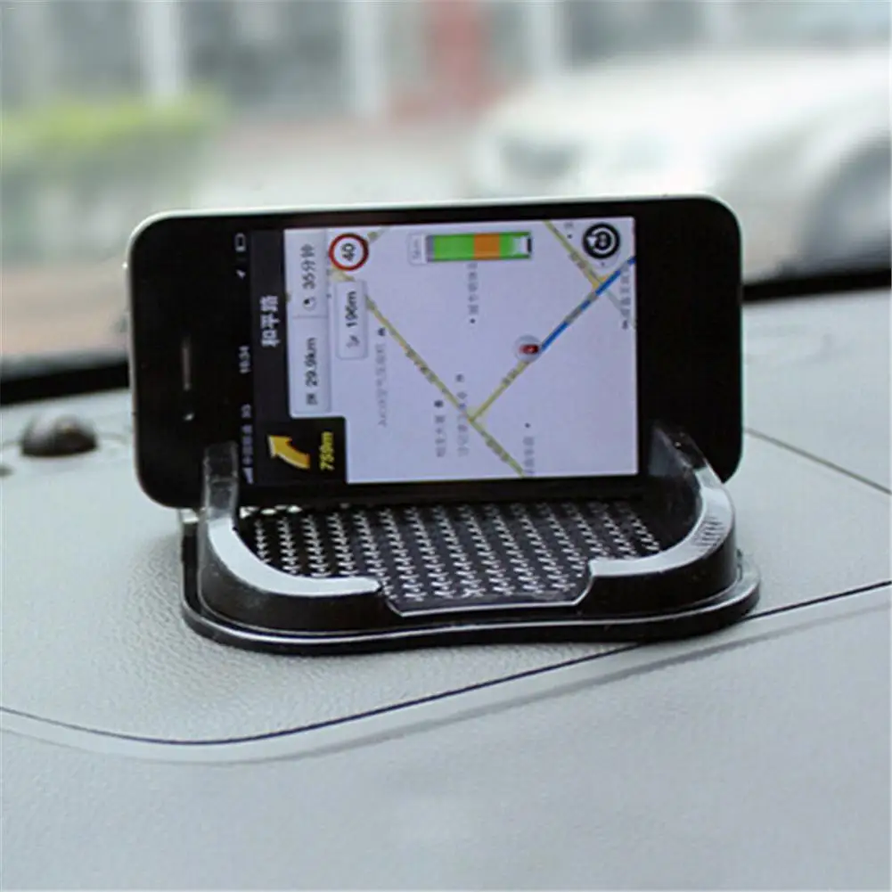 Универсальный нескользящий коврик для авто gps для автомобиля, нескользящий коврик для телефона, держатель для смартфона, силиконовый коврик