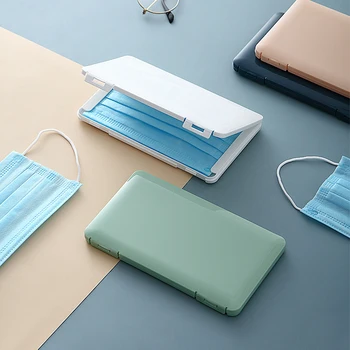 

New Face Mask Storage Box Portable Mask Packaging Box Disposable Mask Storage Case Dustproof Mask Organizer Container Holder