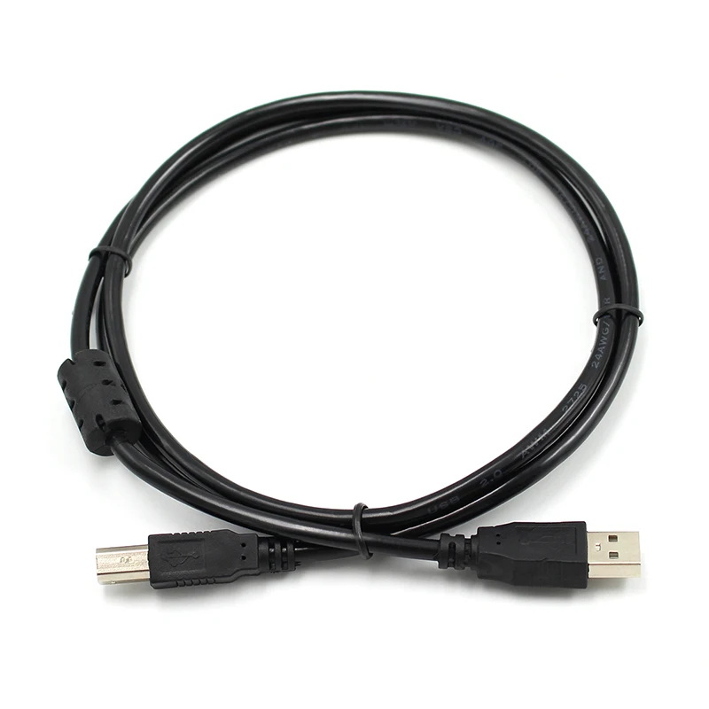 1.5m USB 2.0 Printer Cable USB Type A Male to Type B Male Foil Braided(inside) Shielded usb printer cable