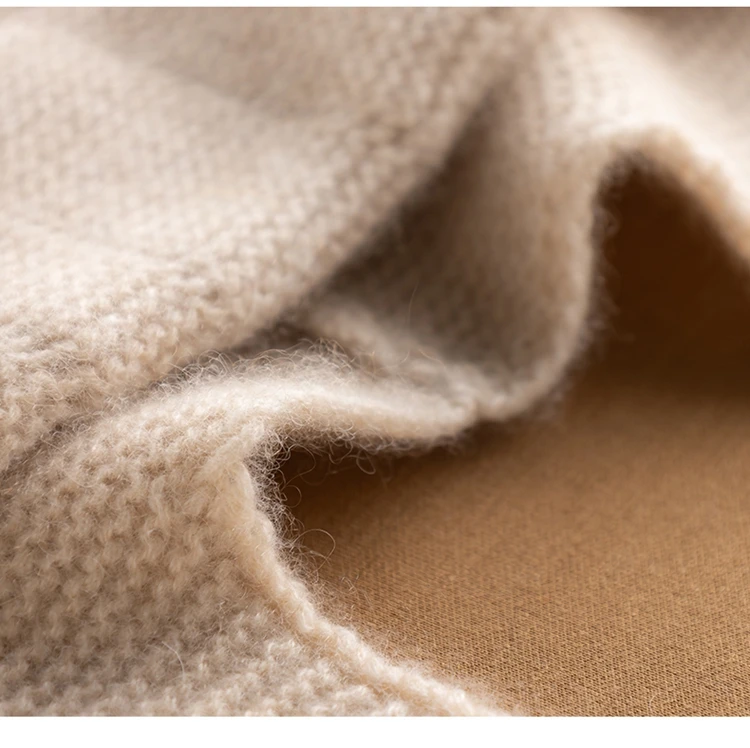 Russische Ushanka-Mütze für Damen mit Ohrenklappen, 100 % Kaschmir, Wintermütze, winddicht, dick, warm, schneefest, hohe Qualität. – Detail 10
