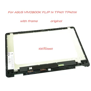 

New original 14'' For ASUS VIVOBOOK FLIP 14 TP401 TP401N lcd display touch screen lcd assembly 1920*1080 With frame