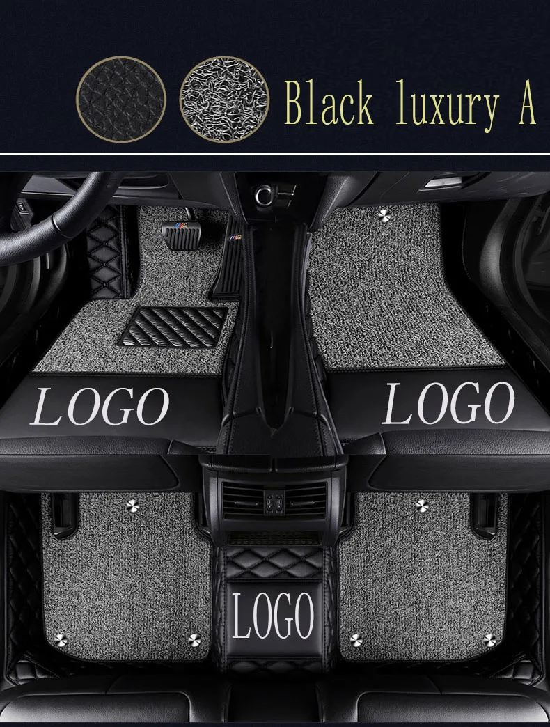 

Car floor mats with Logo/Brand Logo for Land Rover Discovery 3/4 freelander 2 Sport Range Rover Sport 5D car styling carpet lin