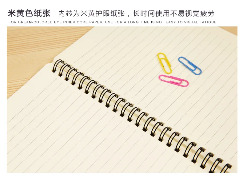 Deli L A5 60 Spiral NoteboY A5 блокнот в катушке блокнот 60 страниц для студентов записная книжка практическая книга офисные принадлежности