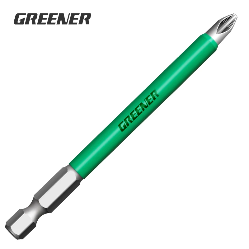 Greener Anti Slip Magnetic Batch Head Cross High Hardness Hand Drill Bit Screw Electric Screwdriver Set 25 50 65 70 90 150mm PH2
