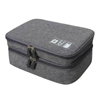 

LBER Electronic Accessories Cable Organizer Bag Travel Charger Plug Storage Case