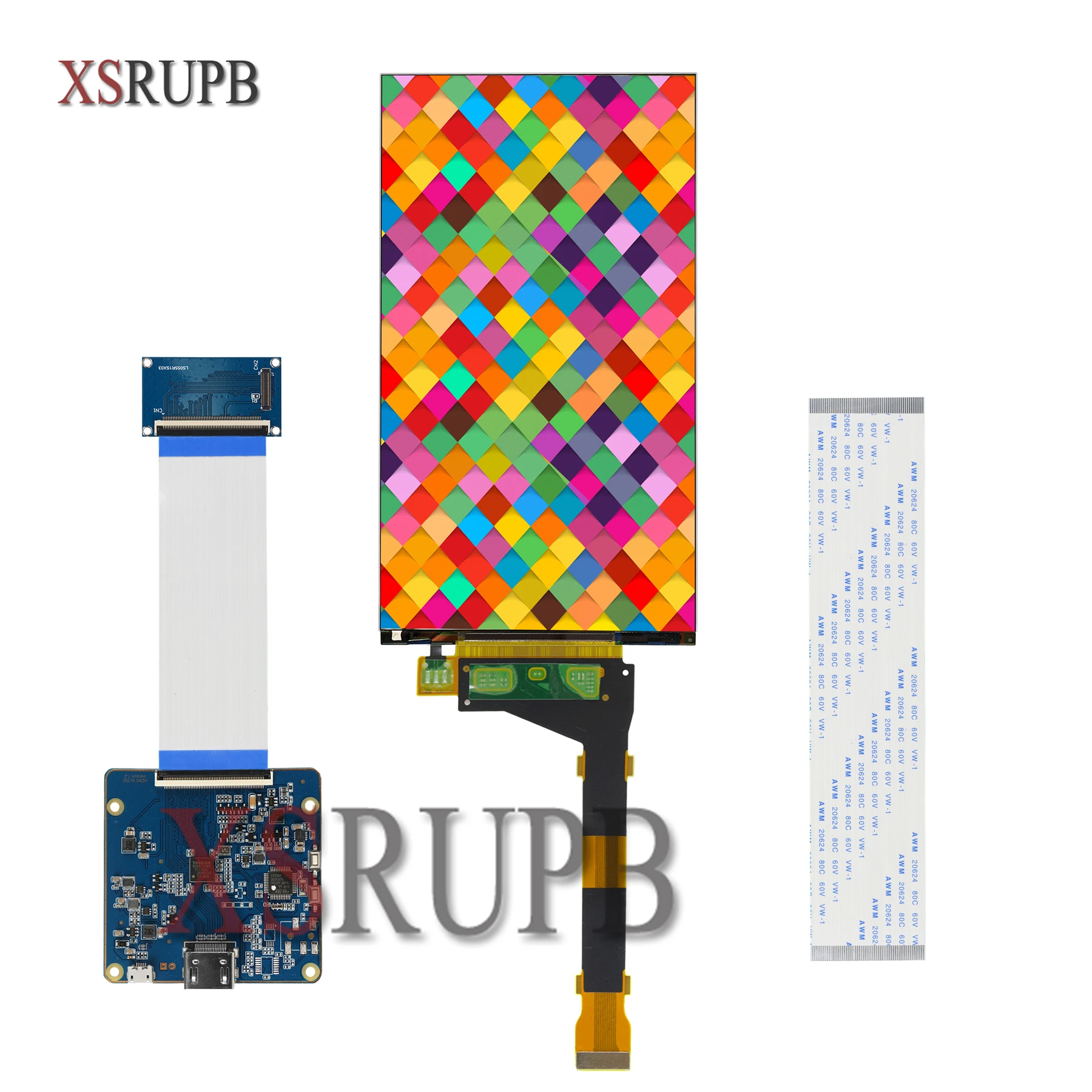 Hdmi para Controlador de Driver Mipi Tela Lcd Impressora 3d Sla Nanodlp Tos Thingiverse 55 2560×1440 2k Ls055r1sx04