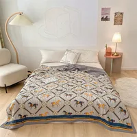 5 Size Baby Muslin Cotton Blanket 6 Layer Gauze Cotton Kids Adult Bedding Sleeping Blanket Bed Sheet Bedspread Children Blanket 2