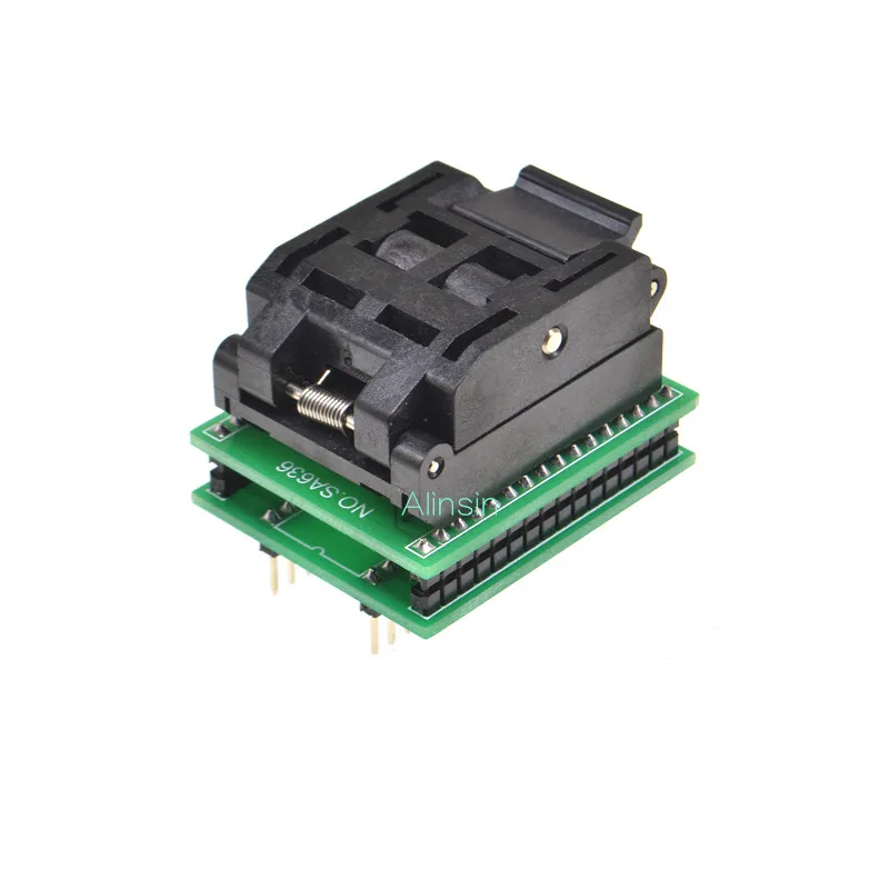 Программатор TQFP32 QFP32 к DIP 32 IC адаптер тестовая розетка микросхемы SA636 сжигание