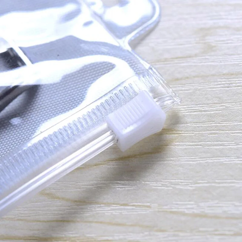 100 Pack PVC Plastic Watch Storage Pouches Bags Regular Size Clear Cases