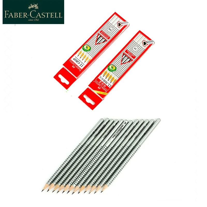 Faber Castell 3170 треугольные карандаши 12 шт. HB/2B Живопись Написание Стандартный Творческий Деревянный карандаш школы искусства канцелярские принадлежности